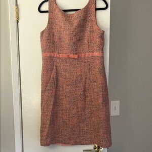 GAP Pink Tweed Midi Dress